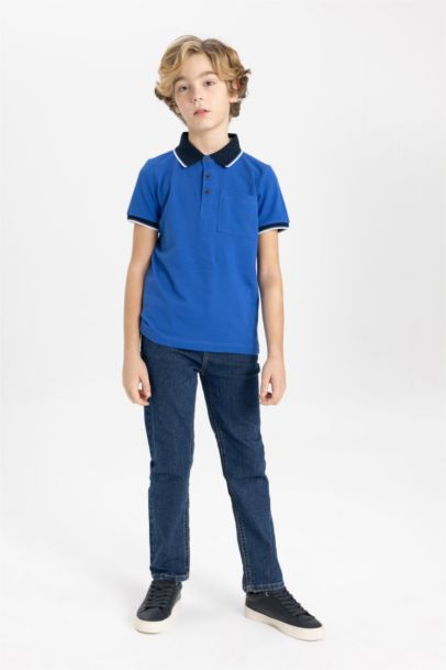 Boy Pique Short Sleeve Polo T-Shirt