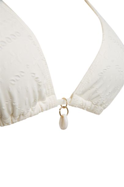 Regular Fit Embroidered Bikini Top