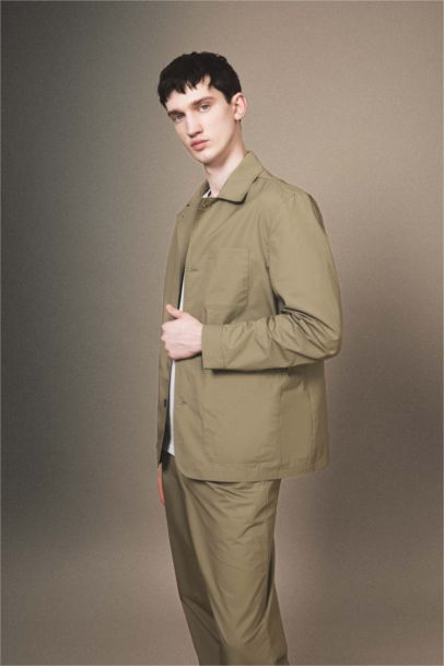 Regular Fit Resort Neck Blazer Jacket