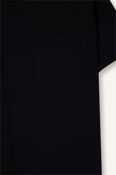 Regular Fıt Bisiklet Yaka Kısa Kollu Tişört Erkek Bebek