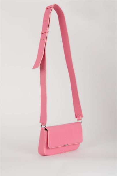 Woman Faux Leather Crossbody Bag