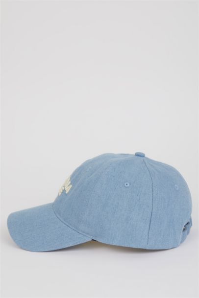 شفقة كاب جينز نسائي مطرز