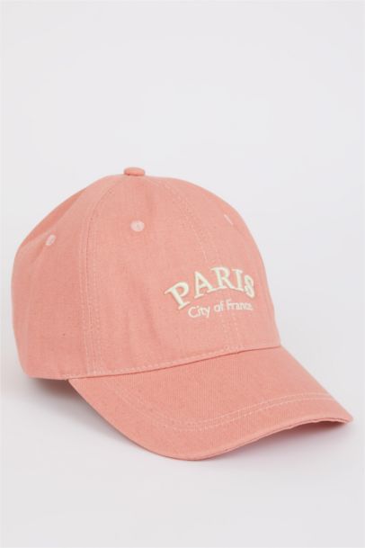 Woman Embroidered Denim Cap