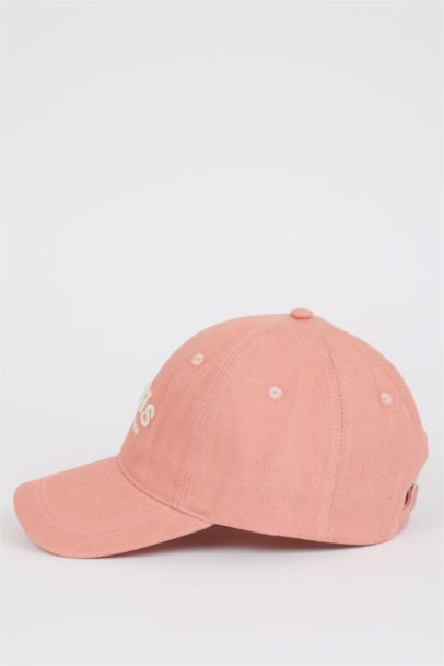 Woman Embroidered Denim Cap