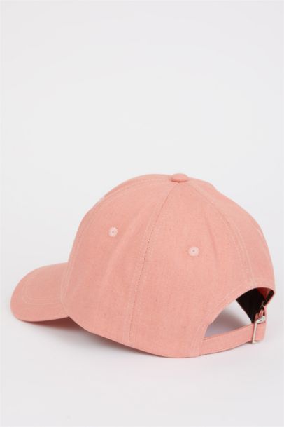 Woman Embroidered Denim Cap