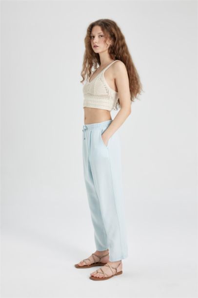 Carrot Fit High Waist Ankle Length Jeans