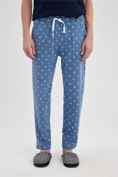 Pantalon de Pyjama à Motifs avec Poches coupe régulière