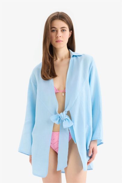 Fall in Love Regular Fit Muslin Beachwear