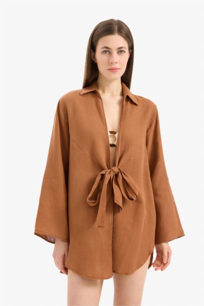 Fall in Love Muslin Beach Shirt