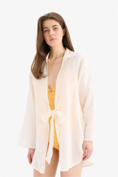 Fall in Love Muslin Beach Shirt