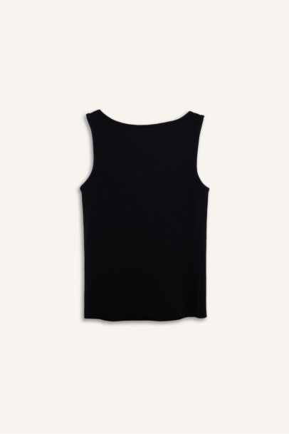 Әйелдерге слим пішімі дөңгелек жаға негізгі Ішкөйлек