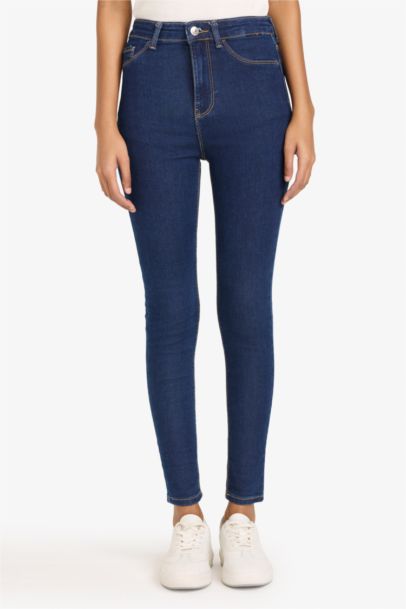 High Waist Ankle Length Jeans