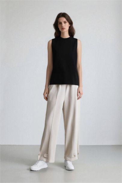 Harem Linen Blend Trousers