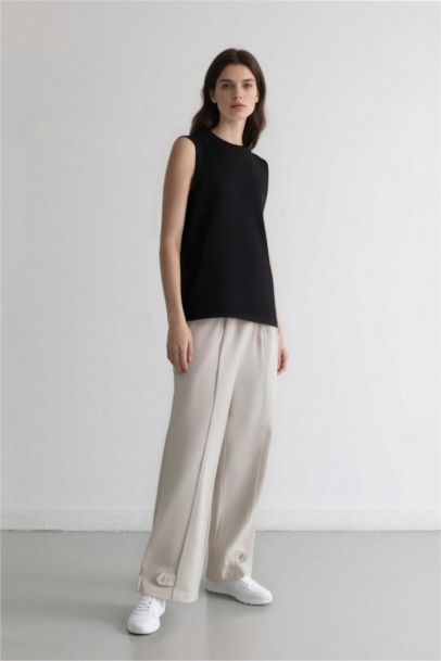 Harem Linen Blend Trousers