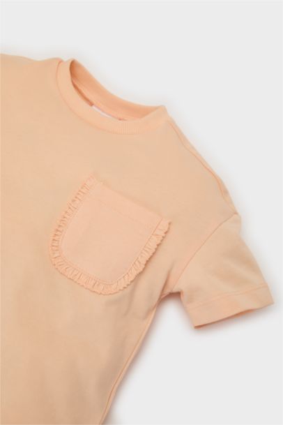 Baby Girl Regular Fit Crew Neck T-Shirt