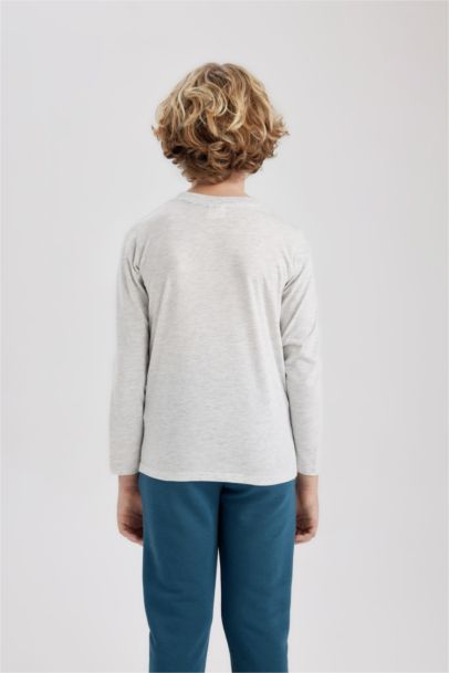 Boy Regular Fit Crew Neck Long Sleeve T-Shirt