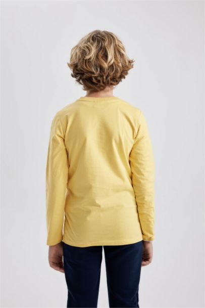 Boy Regular Fit Crew Neck Long Sleeve T-Shirt