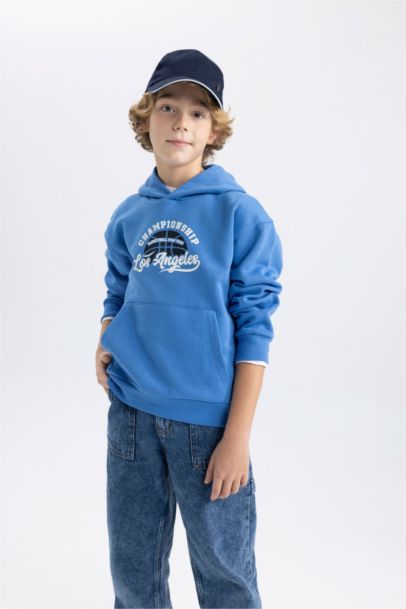 Boy Regular Fit Hooded Sweatshirt