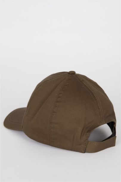 Boy Embroidered Cotton Cap