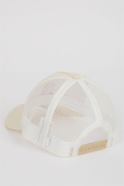 Man Label Printed Woven Baseball Basketball Cap