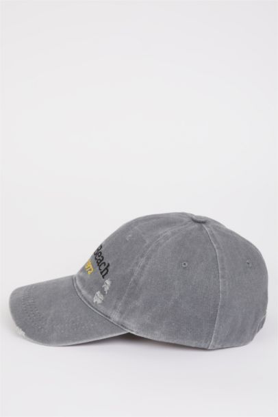 Boy Embroidered Baseball Basketball Denim Cap