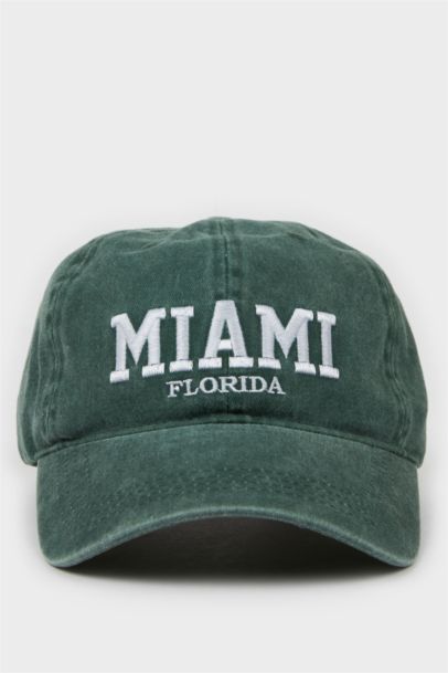 Man Cotton Embroidered Hat