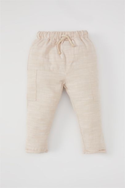 Baby Boy Regular Fit Gabardine Trousers