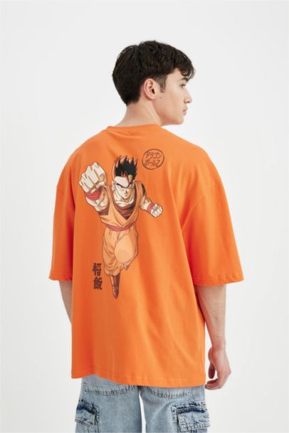 Dragon Ball Loose Fit Crew Neck Short Sleeve T-Shirt