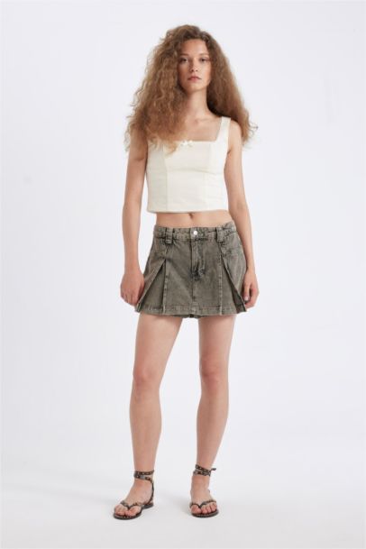 High Waist Denim Shorts