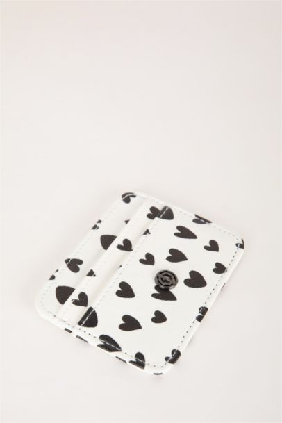 محفظة بطاقات نسائي جلد صناعي