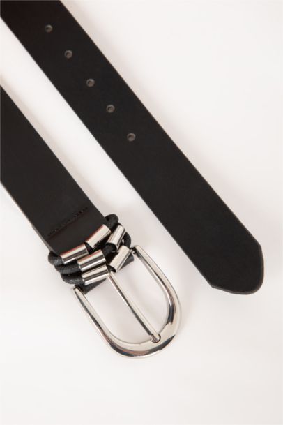 حزام كلاسيكي نسائي جلد صناعي