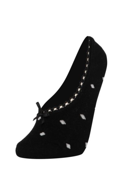 جوارب نسائي فلات قطن - 3 قطع