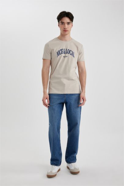 Slim Fit Crew Neck Short Sleeve T-Shirt