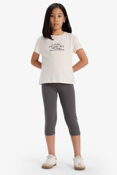 Girl 2 piece Capri Length Leggings