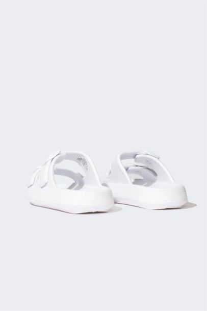 Boy High Sole Double Striped Eva Slippers