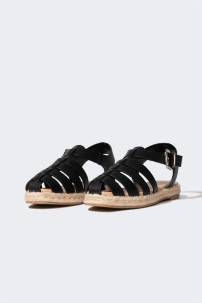 Әйелдерге полиуретан жалпақ табан эспадрилья