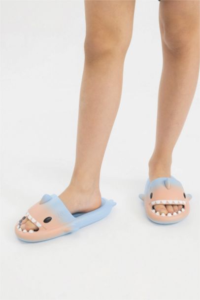 Girl High Sole Single Band Eva Slippers