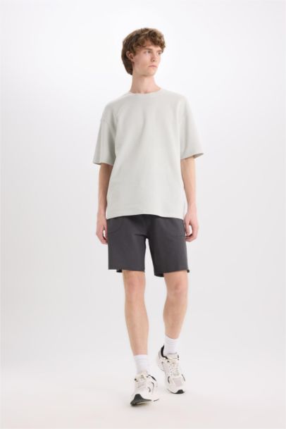 شورت سليم فيت عادي من قطن