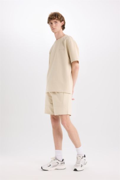 Slim Fit Super Skinny Hem Shorts