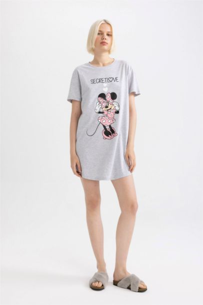 Chemise de nuit à manches courtes  Disney Mickey & Minnie