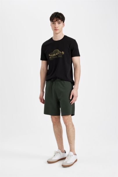 Regular Fit Regular Hem Shorts