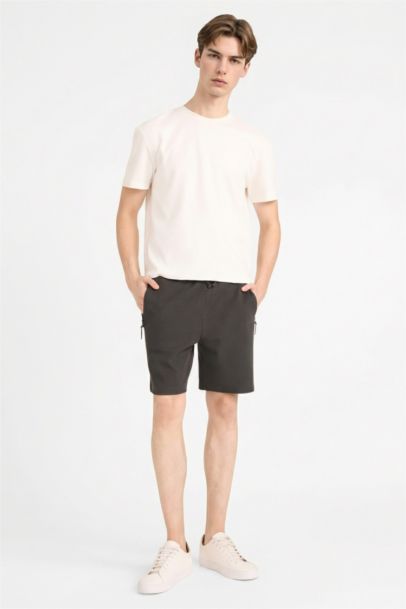 Regular Fit Straight Leg Shorts