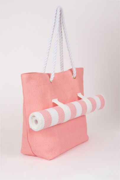 Kadın Hasır Plaj Çantası