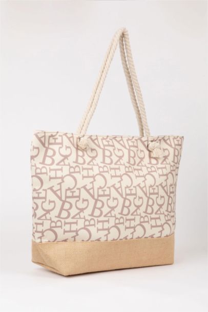 Woman Straw Beach Bag