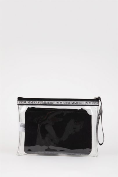 جنطة يد نسائي جلد صناعي