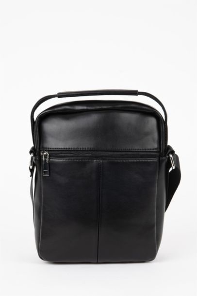 Erkek Suni Deri Çapraz Çanta