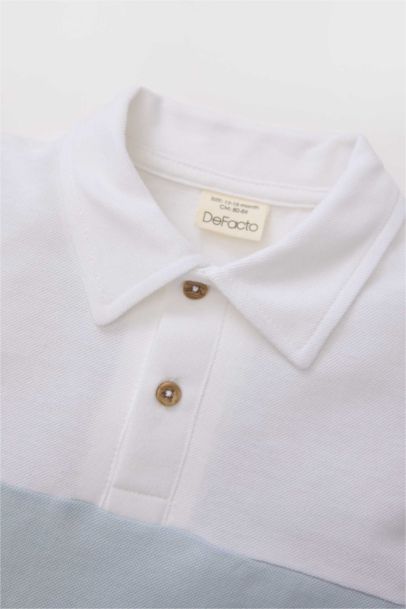 T-shirt Polo en maille piquée à manches courtes pour bébé garçon