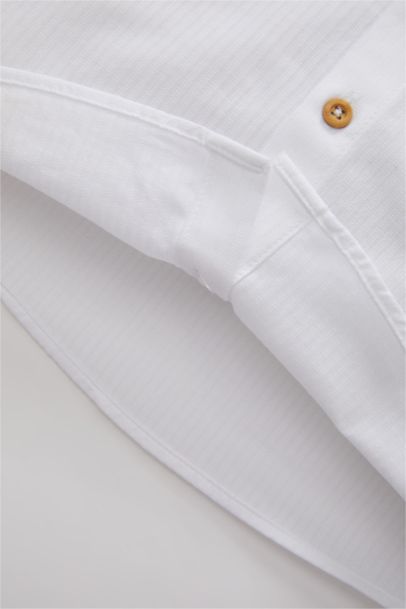 Baby Boy Textured Long Sleeve Shirt