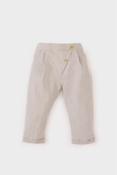 Pantalon avec poches et taille élastique pour bébé garçon