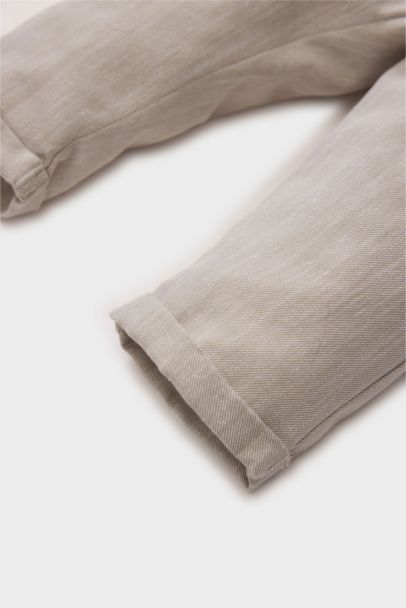 Pantalon avec poches et taille élastique pour bébé garçon